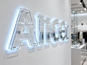 Laser cut acrylic signage and displays