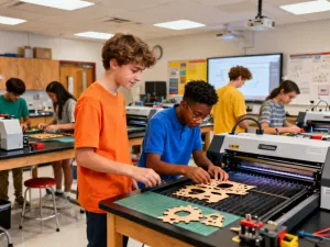 Laser cutting in education and STEM